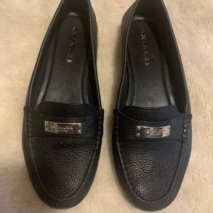 Coach Loafers genuine black leather